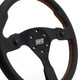  MPI 14" 6-Bolt Off-Road Steering Wheel - 2X Ip67 Push Buttons 