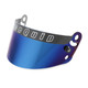 Racequip Blue Irridium Helmet Face Shield Fits Pro Model Helmet