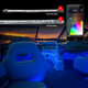 XKGlow XKchrome XK-BOAT-STA-DM Marine Lighting Kit w/ Dual-Mode Dash Mount Controller 