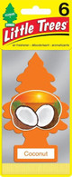  Little Trees 60317-72PACK-6CTS Coconut Scent Hanging Air Freshener for Car & Home 72 Pack! 