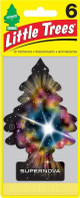  Little Trees U6P-67303-24PACK-6CTS Supernova Hanging Air Freshener for Car & Home 24 Pack! 