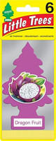  Little Trees U6P-60397 Dragon Fruit Hanging Air Freshener for Car & Home 6 Pack! 