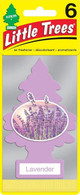  Little Trees 60435 Lavender Scent Hanging Air Freshener for Car & Home 6 Pack! 