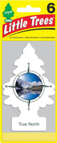  Little Trees U6P-67146-96PACK-6CTS True North Hanging Air Freshener for Car & Home 96 Pack! 