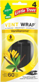  Little Trees CTK-52732-24-8PACK-4CTS Vanillaroma Scent Air Freshener Vent Wrap for Car & Home - 8 Pack! 