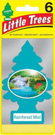  Little Trees 60106-12PACK-6CTS Rainforest Mist Hanging Air Freshener for Car & Home 12 Pack 
