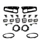  Baja Designs 21-23 Ford Bronco Squadron Pro/Dual S2 Sport Steel Bumper Fog Pocket Light Kit With Upfitter Wiring 