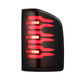  Alpharex 07-13 Chevy Silverado Luxx-Series Led Tail Lights - Black/Red 