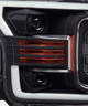  Alpharex 18-20 Ford F150 Luxx-Series Led Projector Headlights - Black 