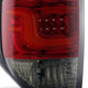  Alpharex 14-21 Toyota Tundra Pro-Series Led Tail Lights - Red Smoke 