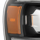  Alpharex 02-05 Dodge Ram Luxx-Series Led Projector Headlights - Black 