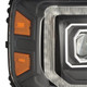  Alpharex 14-18 Gmc Sierra Pro-Series Halogen Projector Headlights - Black 
