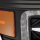 Alpharex 11-16 Ford Super Duty Pro-Series Halogen Projector Headlights - Black 