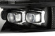  Alpharex 07-13 Chevrolet Silverado Nova-Series Led Projector Headlights - Jet Black 