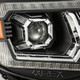  Alpharex 05-11 Toyota Tacoma Pro-Series Halogen Projector Headlights - Black 