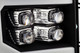 Alpharex 07-13 Gmc Sierra Nova-Series Led Projector Headlights - Black 