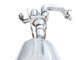  Awe Exhaust 0Fg Dual Rear Exit Catback Exhaust For 4Th Gen Ram 1500 5.7L (With Bumper Cutouts) - Chrome Silver Tips 