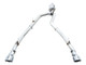  Awe Exhaust 0Fg Dual Rear Exit Catback Exhaust For 4Th Gen Ram 1500 5.7L (With Bumper Cutouts) - Chrome Silver Tips 