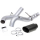  Banks Power 17-19 Gm 2500/3500 6.6L Duramax Monster Exhaust System - Cerakote Black Tip 