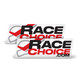 RaceChoice Racechoice Sticker Two Pack Available In Multiple Sizes And Colors 