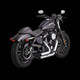  Vance & Hines 99-03 Harley Davidson Sportster Shortshots Staggered Exhaust - Chrome 