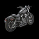  Vance & Hines 04-13 Harley Davidson Sportster Shortshots Staggered Exhaust - Black 
