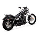  Vance & Hines 06-17 Harley Davidson Dyna Big Radius 2-Into-2 Exhaust - Black 