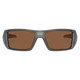  Oakley Heliostat Sunglasses Matte Grey Smoke W/ Prizm Bronze Lenses 