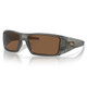  Oakley Heliostat Sunglasses Matte Grey Smoke W/ Prizm Bronze Lenses 