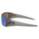  Oakley Heliostat Polarized Sunglasses Matte Grey Smoke/Prizm Sapphire 