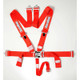 Racequip Red Latch & Link 5-Point Harness