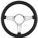 LECARRA STEERING WHEELS Lecarra Steering Wheels Steering Wheel Mark 4 Do Uble Slot Pol. W/Blk Wra 