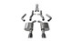 CORSA PERFORMANCE Corsa Performance Exhaust Cat-Back - 2.76 In Dual Rear Exit 