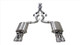 CORSA PERFORMANCE Corsa Performance 18-   Mustang 5.0L Cat Back Exhaust 