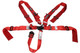 ULTRA SHIELD Ultra Shield Harness 5Pt Red Indiv Shoulder Pull-Down 