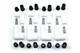 PERTRONIX IGNITION Pertronix Ignition Ceramic Spark Plug Boot Kit 90-Deg 8Pk White 