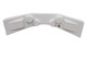 DOMINATOR RACING PRODUCTS Dominator Racing Products Dash Panel Curved White 30In W X 12In D X 6.5In 