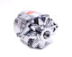 POWERMASTER Powermaster Polished 100 Amp Delco Alternator 