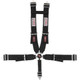 G-FORCE G-Force 5Pt Harness Set Black Camlock Pull-Down Lap 
