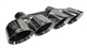 CORSA PERFORMANCE Corsa Performance Exhaust Tip Kit -  Quad 4.5In Polished Pro-Serie 
