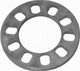 RACING POWER CO-PACKAGED Racing Power Co-Packaged 5-Hole Disk Brake Spacer (2) 3/8In Thick 