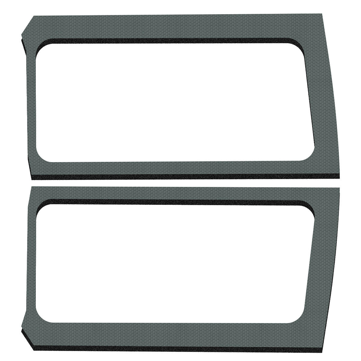 18 Jeep Wrangler JL Side Window Kit Gray