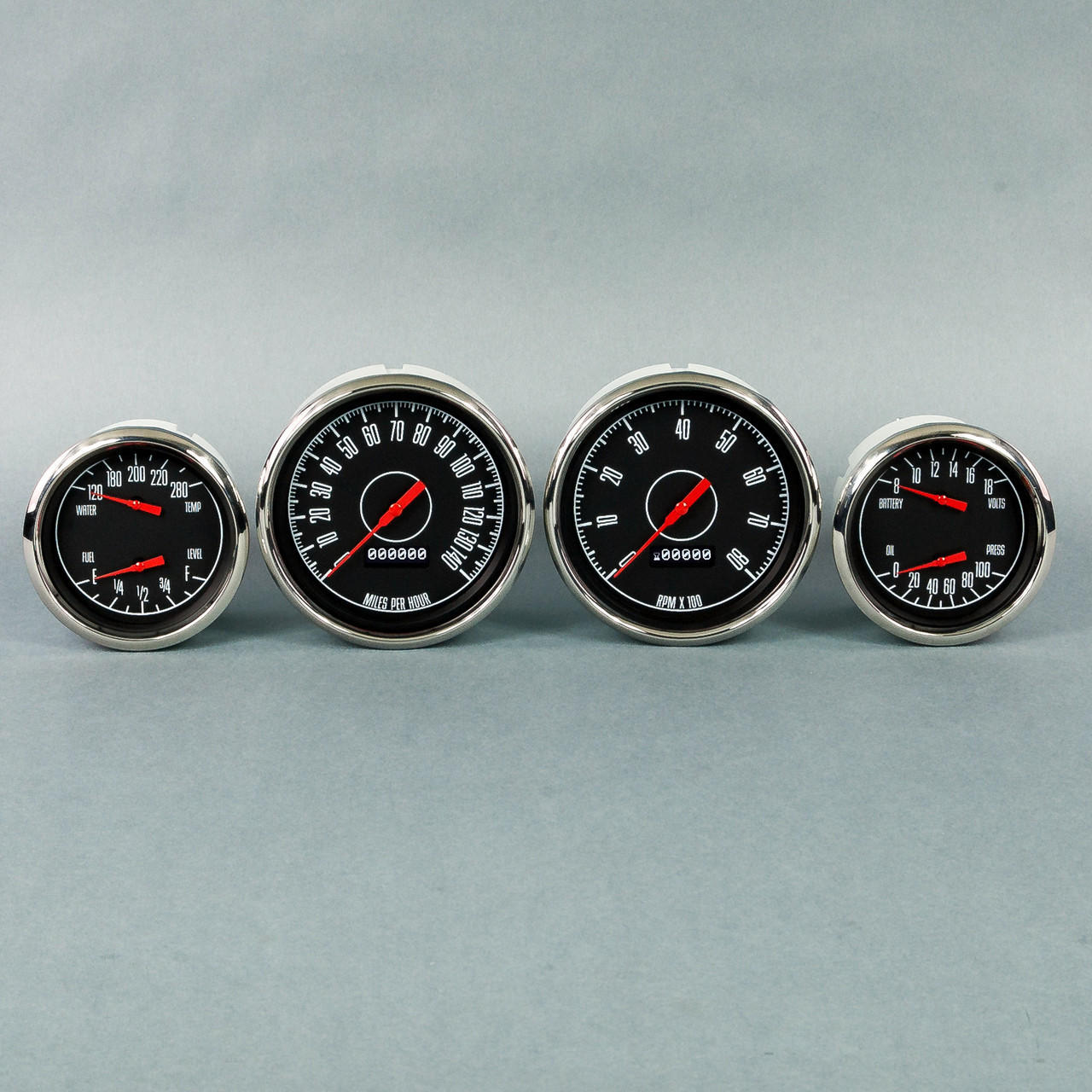 New Vintage Usa 67 Series Kit 69-70 Must Ang Gauges/Panel/Signals