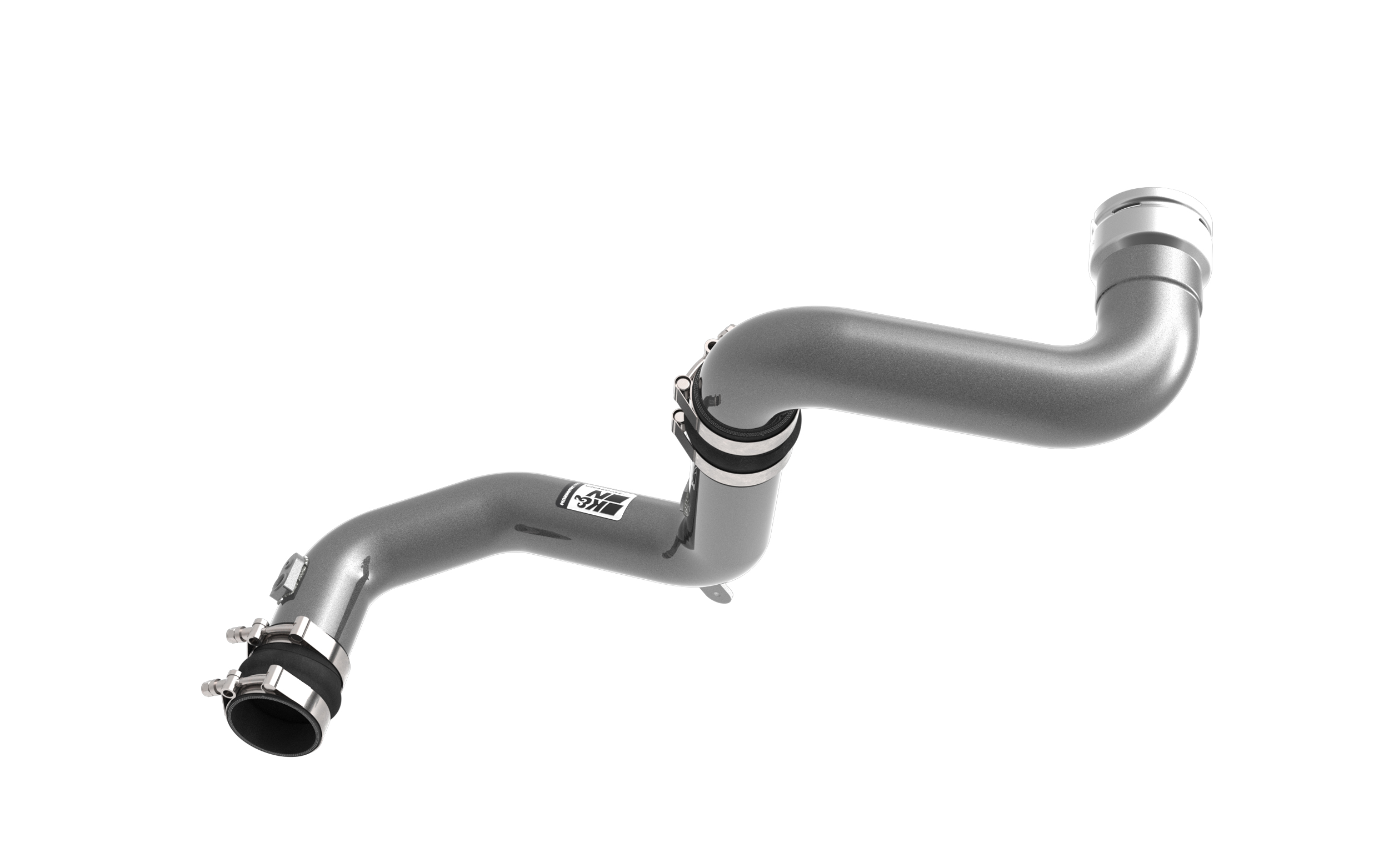 K&N 23-24 Ford Ranger Raptor Aluminum Charge Pipe - Grey
