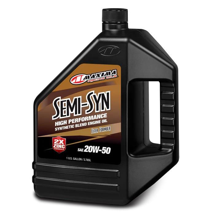 Winmax Engine Oil Maxima Racing Oils Semi Synthetic 20W-50 Engine Oil - 1 Gallon