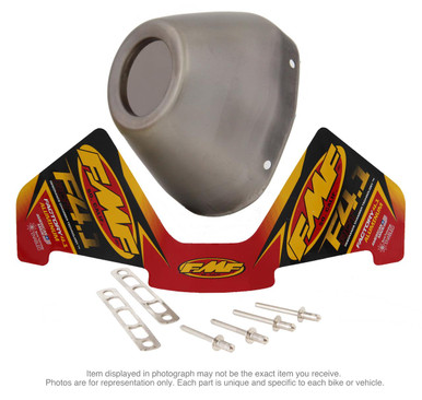 Fmf Racing Rct Stainless Steel Replacement End Cap Kit