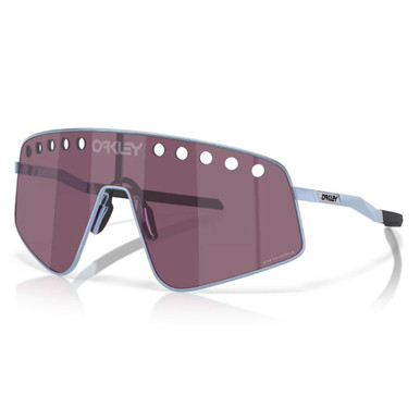 Oakley Sutro Ti Sweep Sunglasses Stonewash Prizm Road Black Lenses