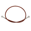 36 inch Red rear extended brake line