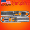 GSXR 600 750 4 12 to 9 Swingarm Extensions - Raw Plain
