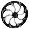 FTD Customs Black Contrast Harley Davidson Motorcycle Wheel 

